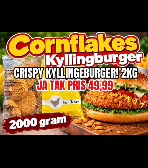 CRISPY KYLLINGEBURGER! 🍔